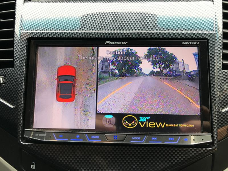 Camera 360 độ cho xe ô tô Chevrolet Cruze