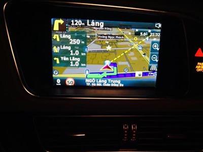 Bản đồ GPS tích hợp cho màn hình DVD xe AUDI