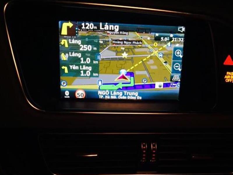 Bản đồ GPS tích hợp cho màn hình DVD xe AUDI