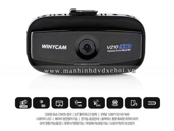 Camera hành trình Winycam V210HD 2 Cam cho xe Ôtô