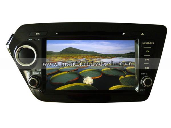 Màn hình DVD theo xe Kia K2 Rio 2011