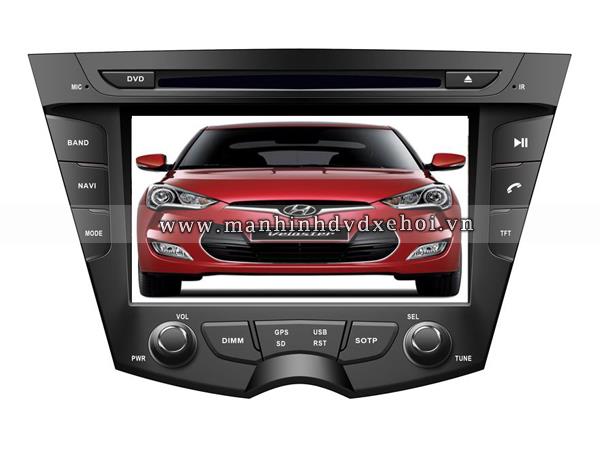 Màn hình DVD theo xe Hyundai Veloster 2011
