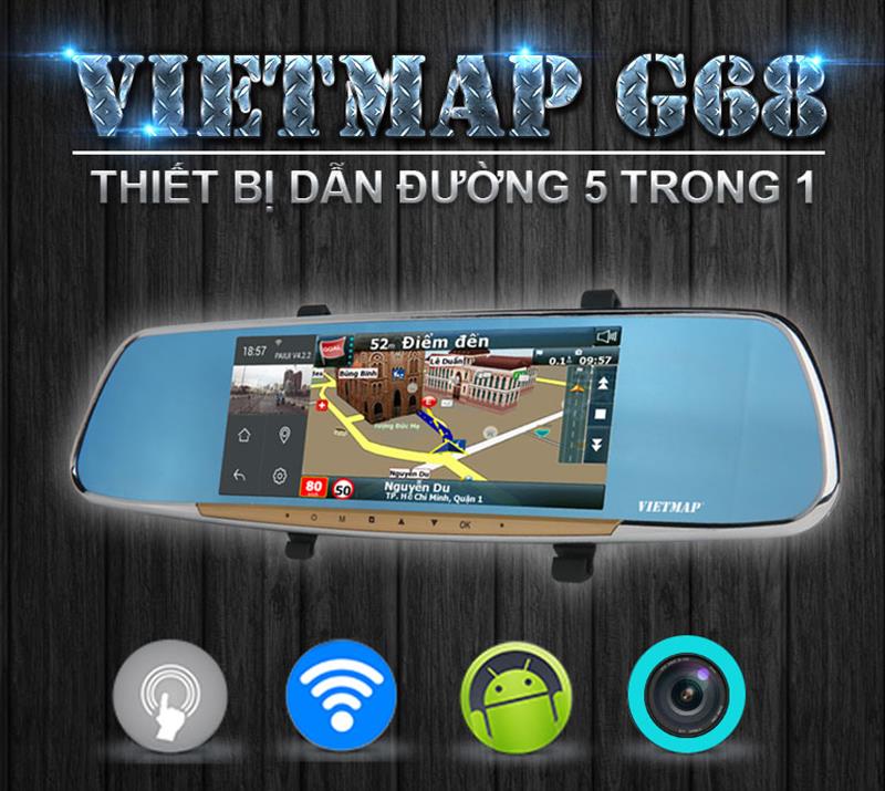 Camera dẫn đường 5 trong 1 VietMap G68 6
