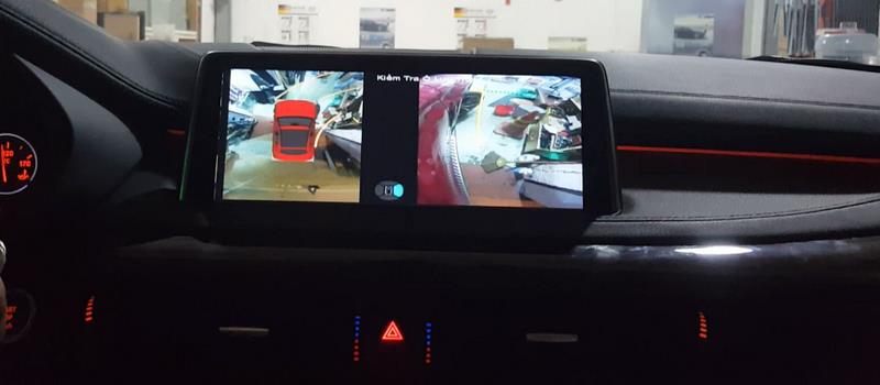Camera 360 độ cho xe ô tô BMW X6 - 7