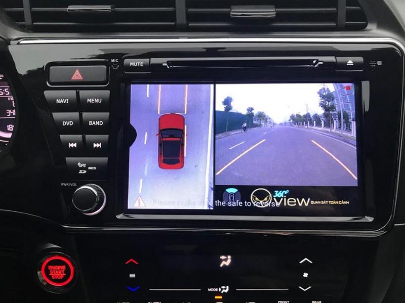 Camera 360 độ Oview cho xe ô tô Honda City - 11