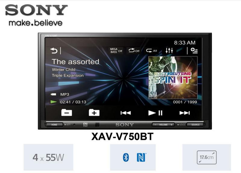Màn hình DVD ô tô Sony XAV-V750BT - 4