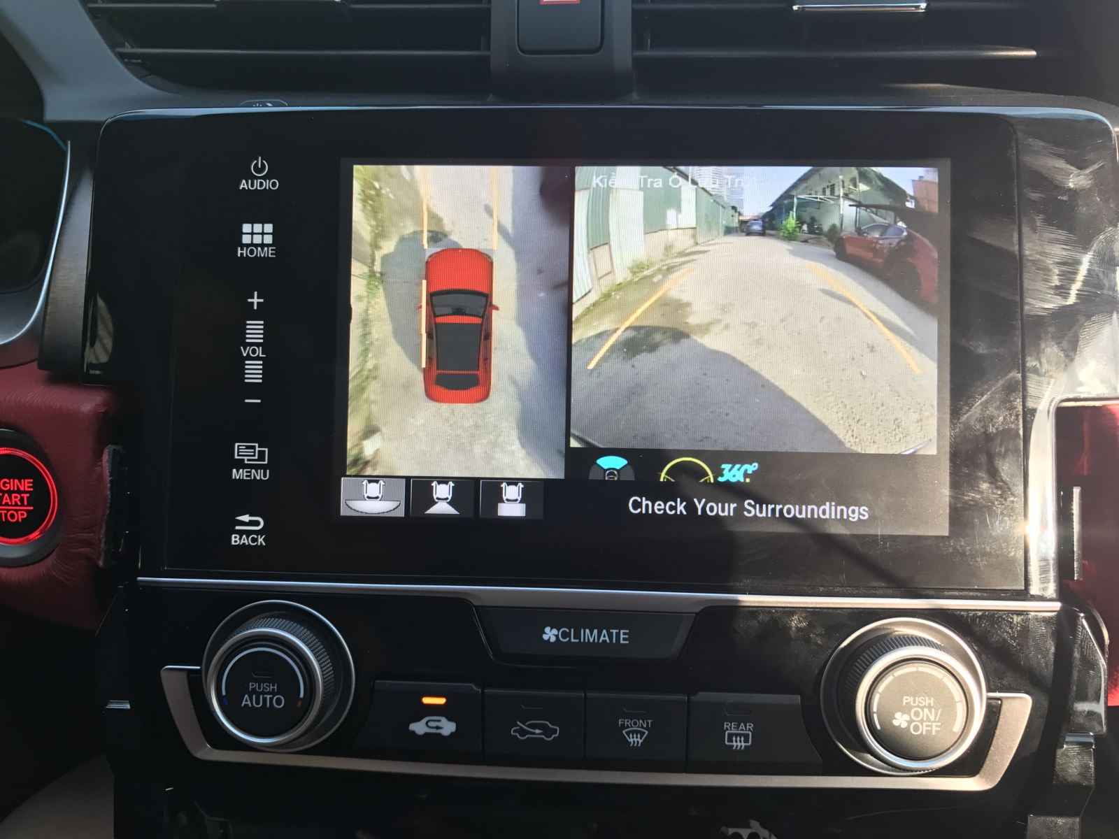 Camera 360 độ Oview cho xe Honda Civic 2017 - 2