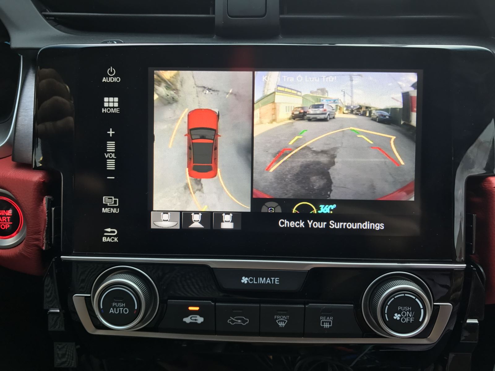 Camera 360 độ Oview cho xe Honda Civic 2017 - 4