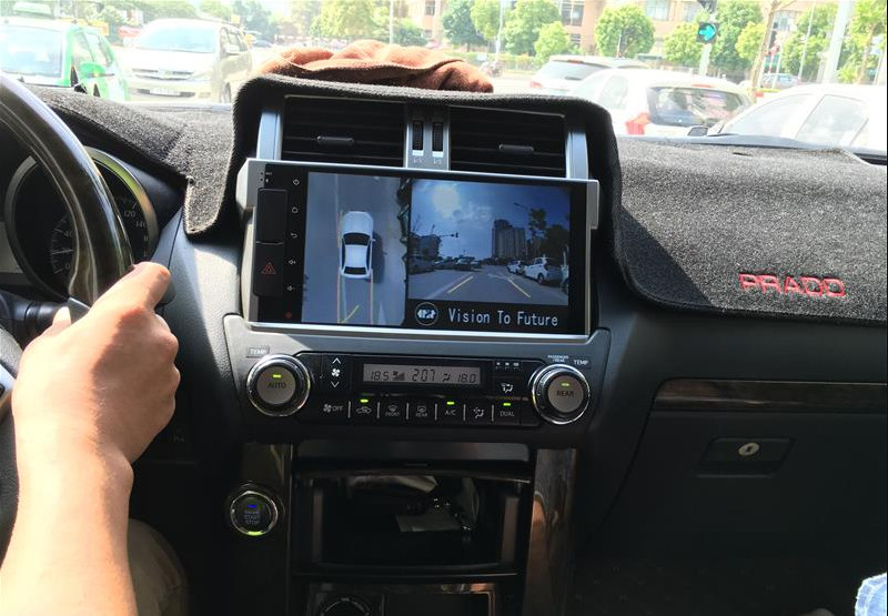 Camera 360 Oris ghi hình toàn cảnh xung quanh xe Toyota Prado