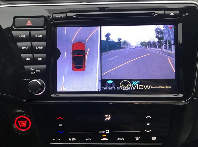 Camera 360 độ Oview cho xe ô tô Honda City - 5