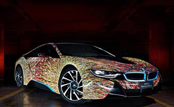 BMW i8 độc đáo mừng sinh nhật