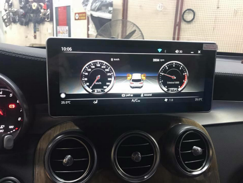 Đầu màn hình DVD cho xe ô tô Mercedes C300 - 3