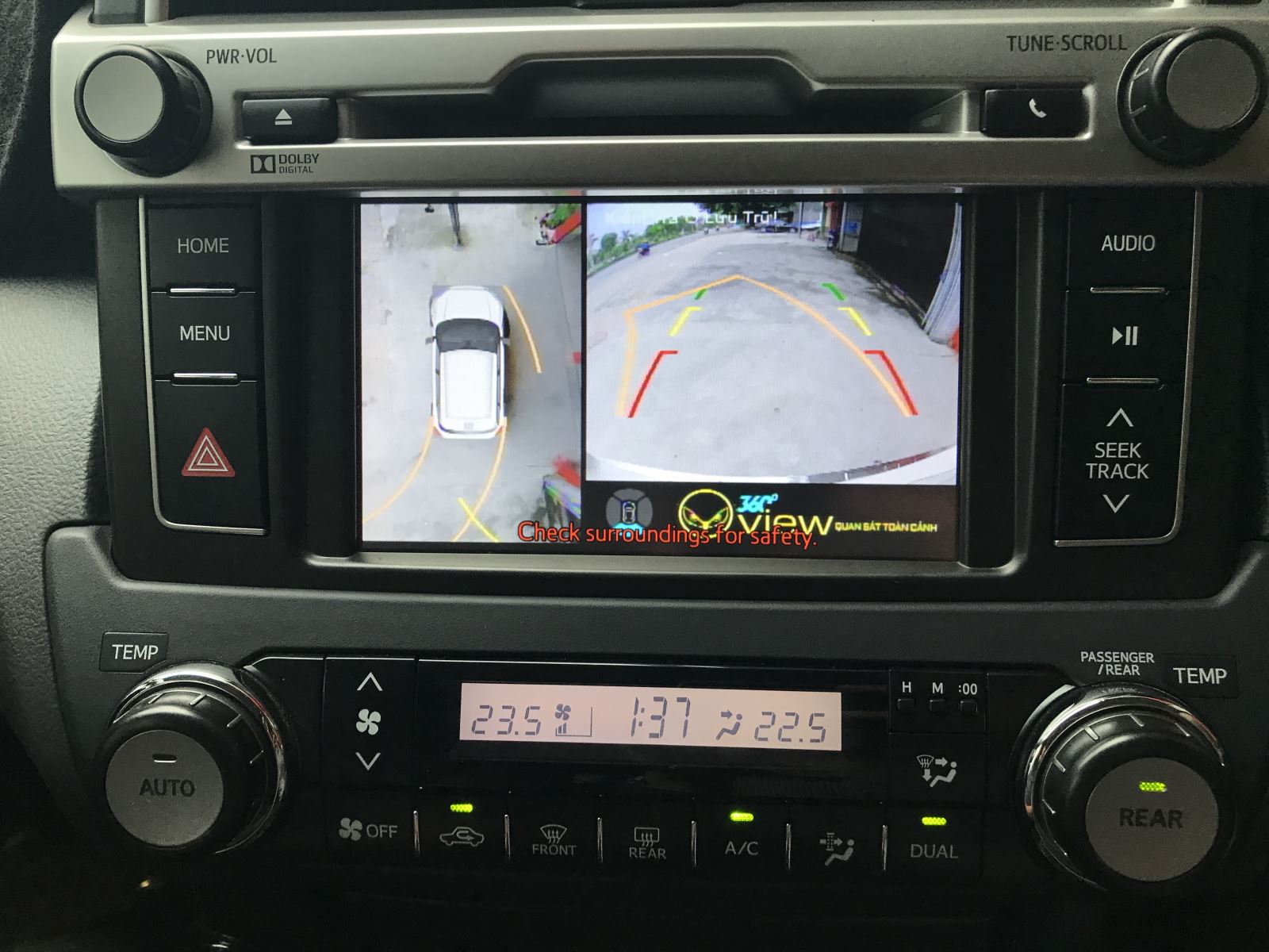 Camera 360 độ OVIEW cho xe Toyota Land Cruise Prado 2017 - 2